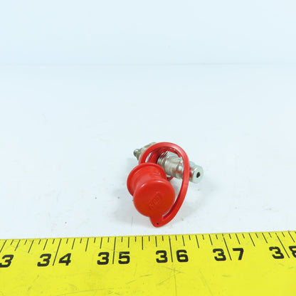 CEJN 10 358 6287 G 1/4" Snap-Check Nipple for  Nitrogen Gas 600 Bar Max