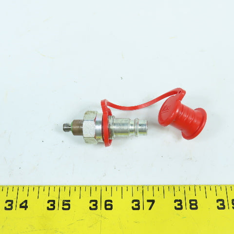CEJN 10 358 6287 G 1/4" Snap-Check Nipple for  Nitrogen Gas 600 Bar Max