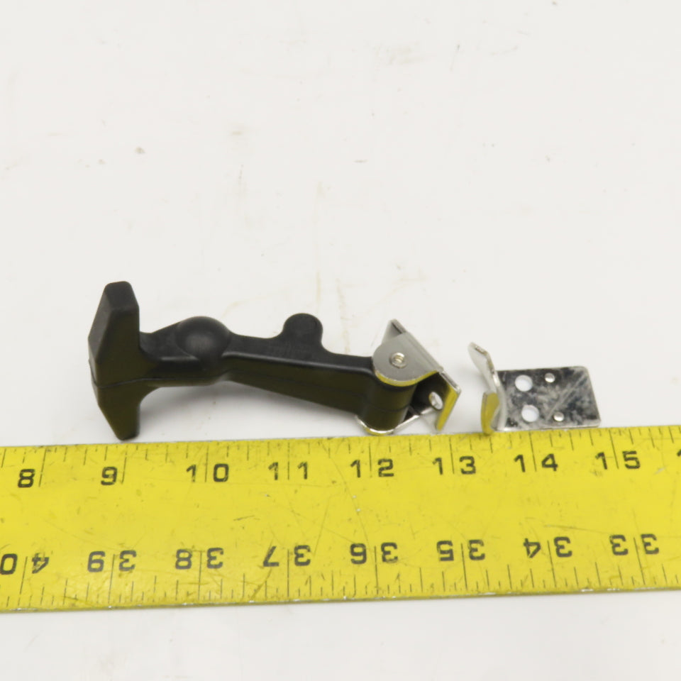 1XPA7A 3/8" Ball Rubber Tension Door Lid Draw Latch 4-5/16" OAL