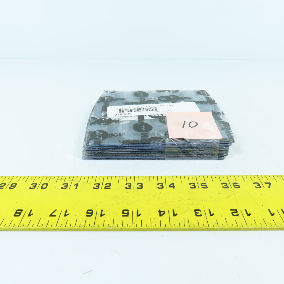 Miller 216326 4-11/16" X 5-5/8" Clear Polycarbonate Front Cover Lens Pack Of 10