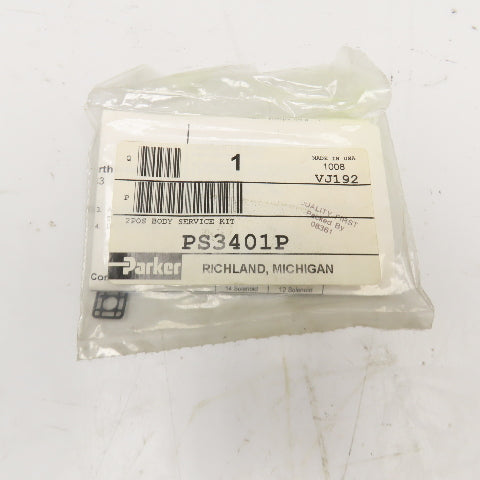 Parker PS3401P 2 Position Body Valve Service Kit