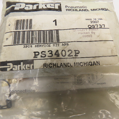 Parker PS3402P 3 Position Body Valve Service Kit