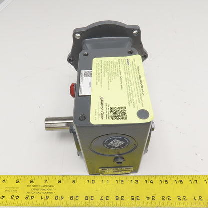 Boston Gear F721-30KZ-B5-J1-RO 30:1 Ratio 58RPM Output Right Angle Gear Reducer