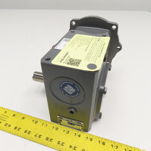 Boston Gear F721-30KZ-B5-J1-RO 30:1 Ratio 58RPM Output Right Angle Gear Reducer