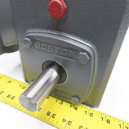 Boston Gear F721-30KZ-B5-J1-RO 30:1 Ratio 58RPM Output Right Angle Gear Reducer