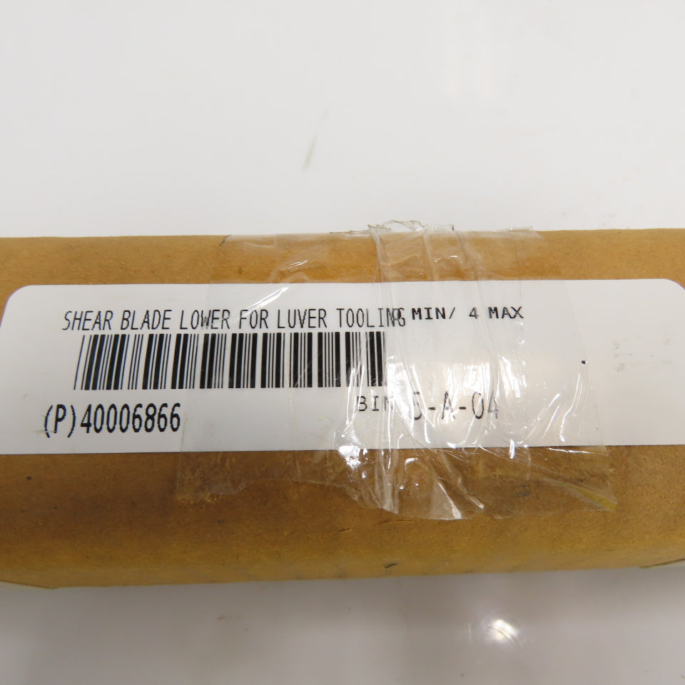 Lower Shear Blade For Luver Tooling 8-7/8"L x1-5/8"W x 1-1/2"H Lot Of 3