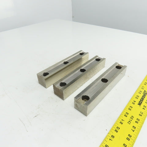Lower Shear Blade For Luver Tooling 8-7/8"L x1-5/8"W x 1-1/2"H Lot Of 3