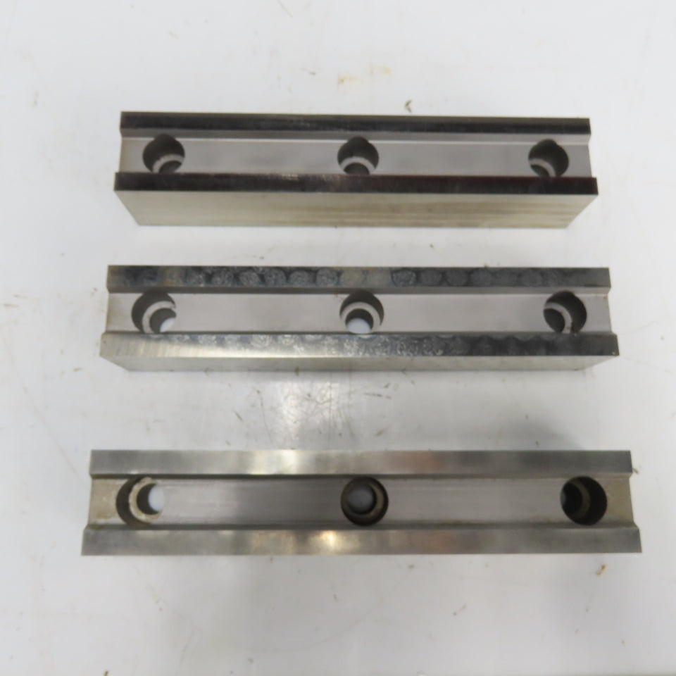 Lower Shear Blade For Luver Tooling 8-7/8"L x1-5/8"W x 1-1/2"H Lot Of 3