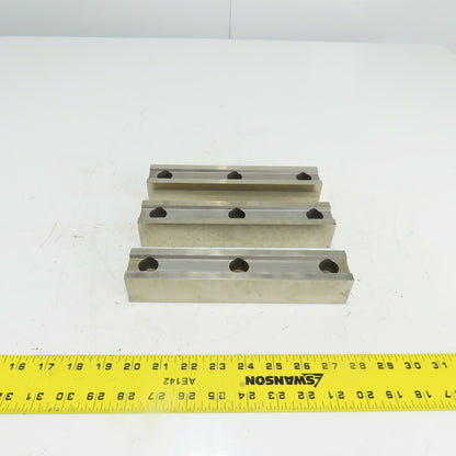 Lower Shear Blade For Luver Tooling 8-7/8"L x1-5/8"W x 1-1/2"H Lot Of 3