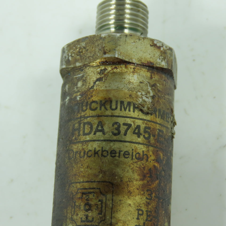 Hydac HAD 3745-E-400-000 905214 1/4" Pressure Transmitter 12-30 VDC 0-400 Bar