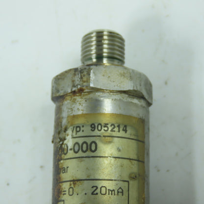 Hydac HAD 3745-E-400-000 905214 1/4" Pressure Transmitter 12-30 VDC 0-400 Bar