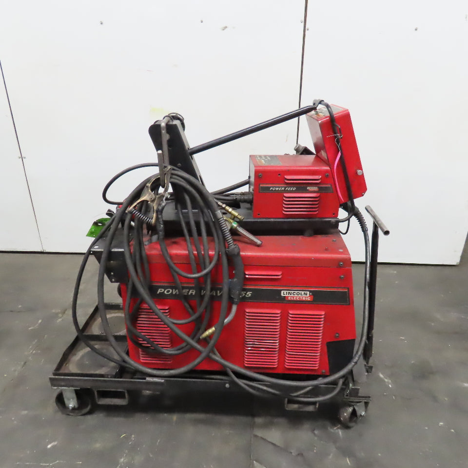 Lincoln Electric Power Wave 455 208-460V 570A Wire Feed MIG Welder Package