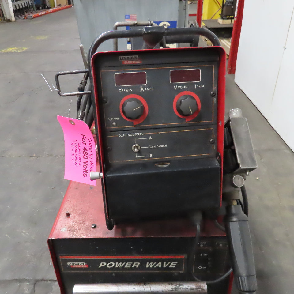 Lincoln Electric Power Wave 455 208-460V 570A Wire Feed MIG Welder Package