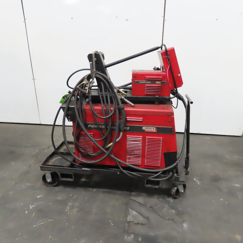 Lincoln Electric Power Wave 455 208-460V 570A Wire Feed MIG Welder Package