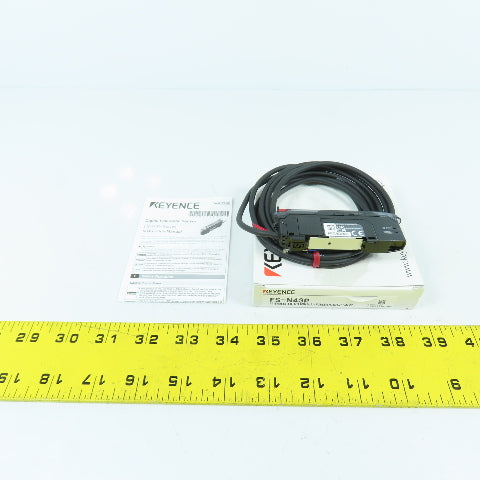 Keyence FS-N43P Digital Fiber Optic Sensor 12-24VDC NEW
