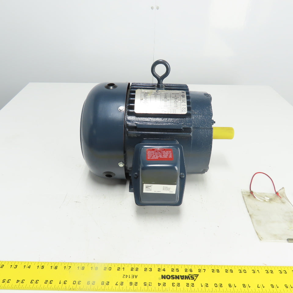Century TE121 3HP AC Electric Motor 230/460V 3Ph 182T Frame