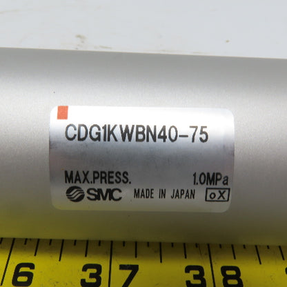 SMC CDG1KWBN40-75 Pneumatic Air Cylinder Double Ended 40mm Bore 75mm Stroke