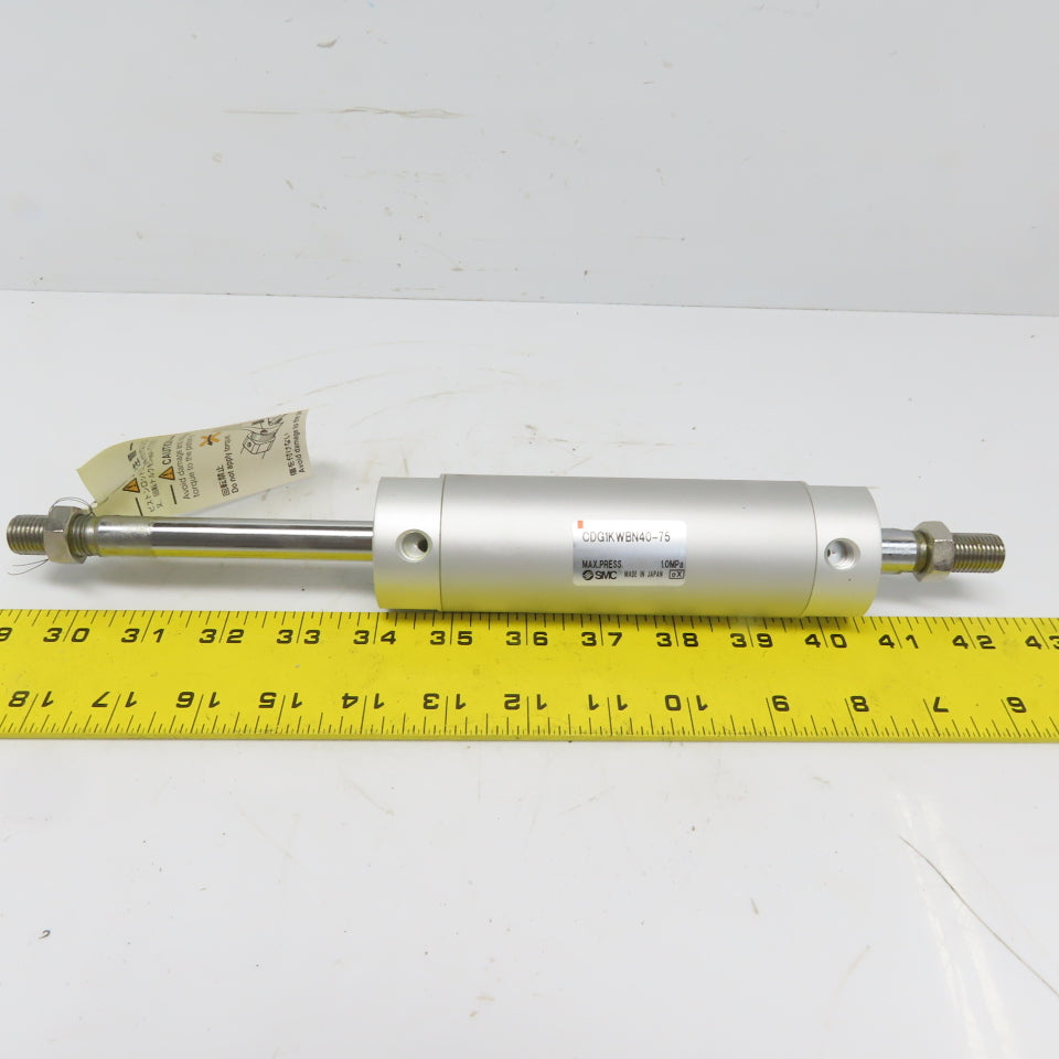 SMC CDG1KWBN40-75 Pneumatic Air Cylinder Double Ended 40mm Bore 75mm Stroke