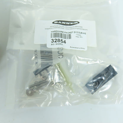 Banner 33715 D12SP6FVQ Glass Fiber Optic Sensor 10-30V DC NEW