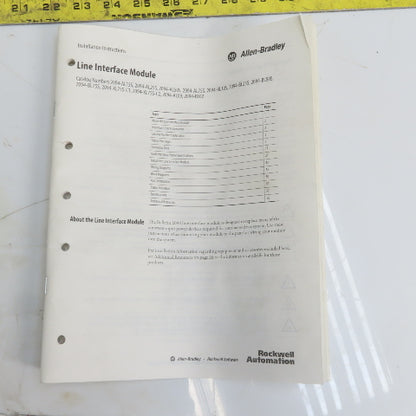 Allen Bradley 2094-BL75S Ser. B Line Interface Module, 460V 75A 3Ph