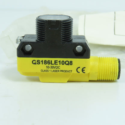 Banner QS186LE10Q8 All Purpose Photoelectric Sensor 10-30VDC 15m Range