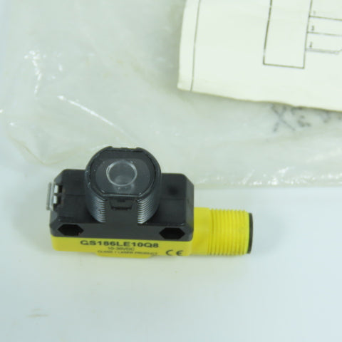 Banner QS186LE10Q8 All Purpose Photoelectric Sensor 10-30VDC 15m Range