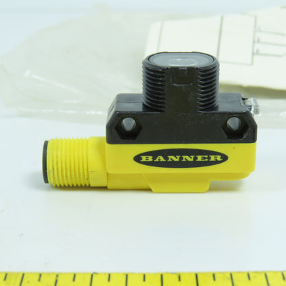 Banner QS186LE10Q8 All Purpose Photoelectric Sensor 10-30VDC 15m Range