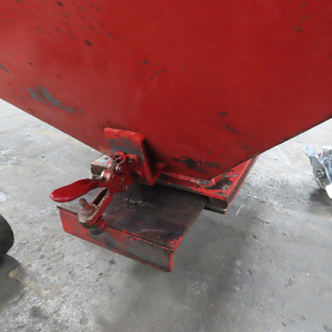 24" x 24" x 20" Cone Bottom Dry Bulk Storage Dispensing Hopper On Casters