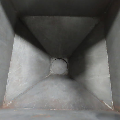 24" x 24" x 20" Cone Bottom Dry Bulk Storage Dispensing Hopper On Casters