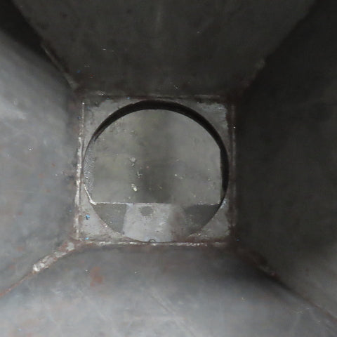 24" x 24" x 20" Cone Bottom Dry Bulk Storage Dispensing Hopper On Casters