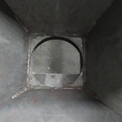 24" x 24" x 20" Cone Bottom Dry Bulk Storage Dispensing Hopper On Casters
