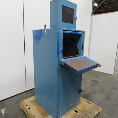 Free Standing Operator Computer Rack Electronics Control Station Cabinet