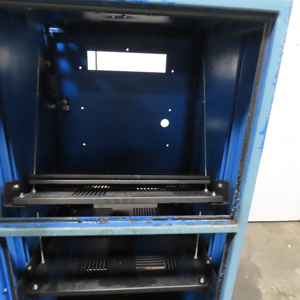 Free Standing Operator Computer Rack Electronics Control Station Cabinet