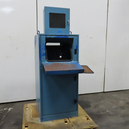 Free Standing Operator Computer Rack Electronics Control Station Cabinet