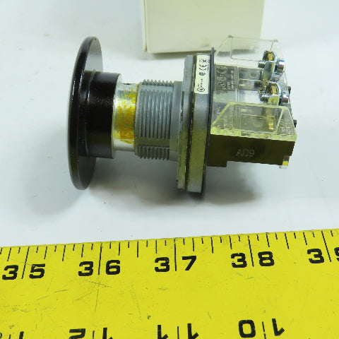 Allen Bradley 800T-D2LD1 SerT 30mm Mushroom Head Momentary Contact Push Button