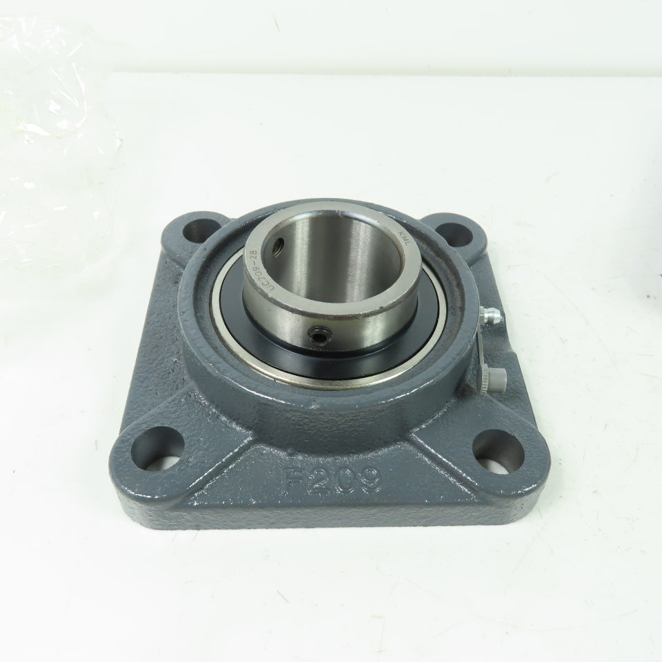 KML UCF209-28 4-Bolt Flange Mount Block Ball Bearing 1-3/4" Bore