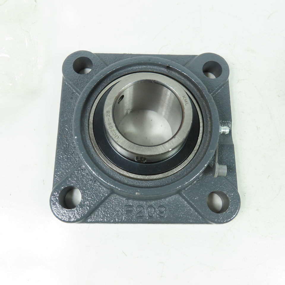 KML UCF209-28 4-Bolt Flange Mount Block Ball Bearing 1-3/4" Bore