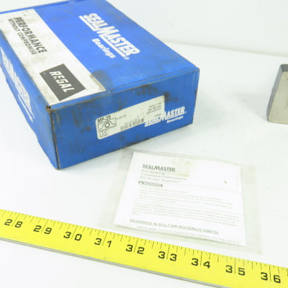 SealMaster MP-28 2-Bolt Flange Mount Pillow Block Ball Bearing 1-3/4" Bore