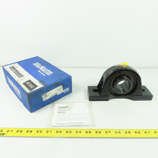 SealMaster MP-28 2-Bolt Flange Mount Pillow Block Ball Bearing 1-3/4" Bore