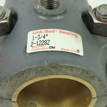 Link-Belt 21228Z 2-Bolt Pillow Block Sleeve Bearing 1-3/4"