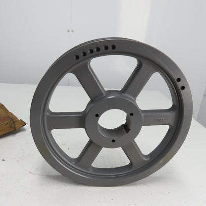 Browning 2TB136 13-7/8" OD 2-Groove V-Belt Pulley Split Taper NEW