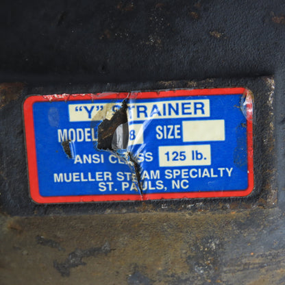 Mueller Steam Model 758 4" x 4" x 1-1/2" NPT Cast Iron Wye Y Strainer