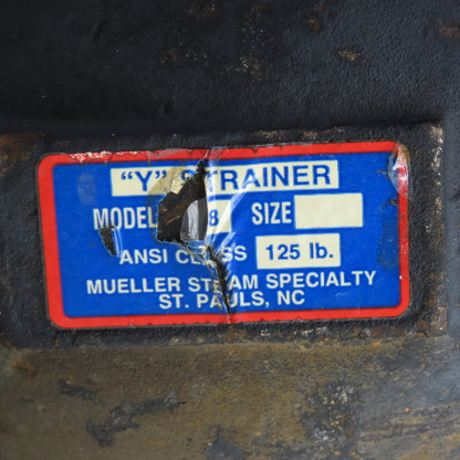Mueller Steam Model 758 4" x 4" x 1-1/2" NPT Cast Iron Wye Y Strainer