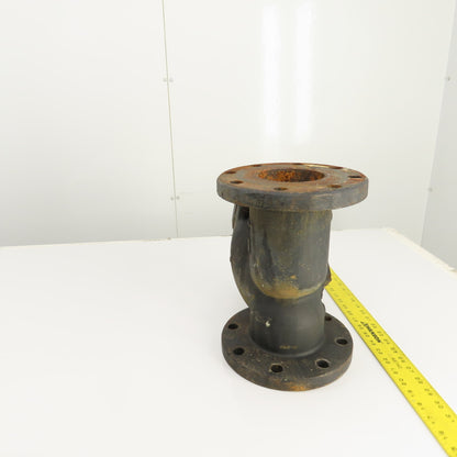 Mueller Steam Model 758 4" x 4" x 1-1/2" NPT Cast Iron Wye Y Strainer
