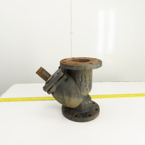 Mueller Steam Model 758 4" x 4" x 1-1/2" NPT Cast Iron Wye Y Strainer