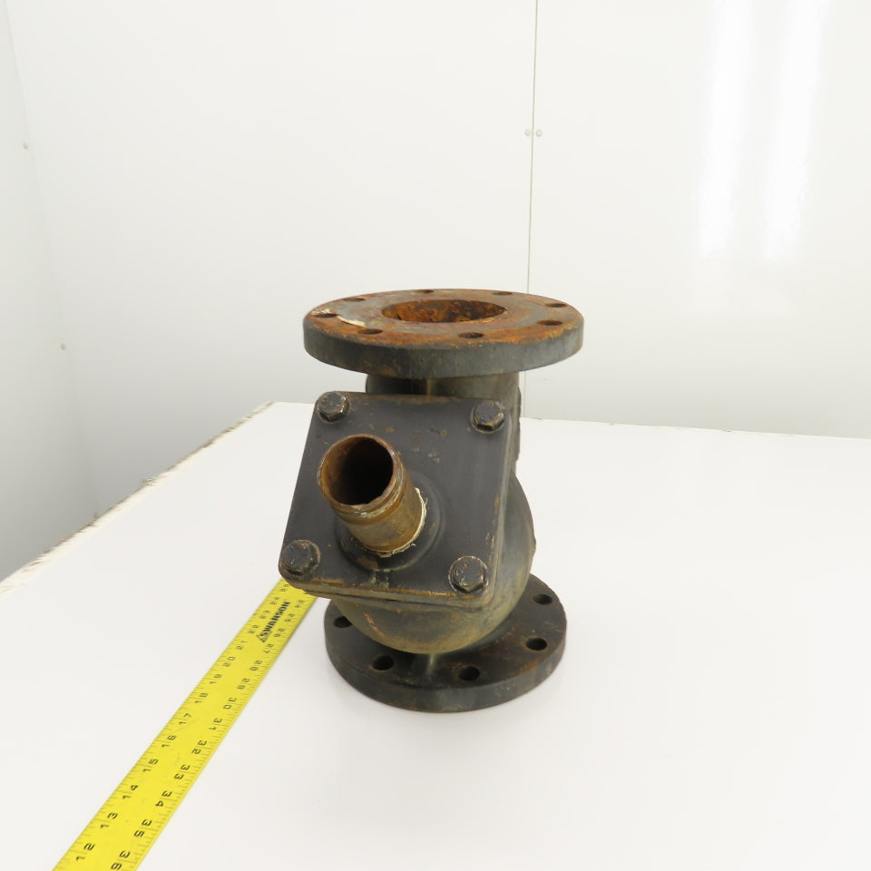 Mueller Steam Model 758 4" x 4" x 1-1/2" NPT Cast Iron Wye Y Strainer