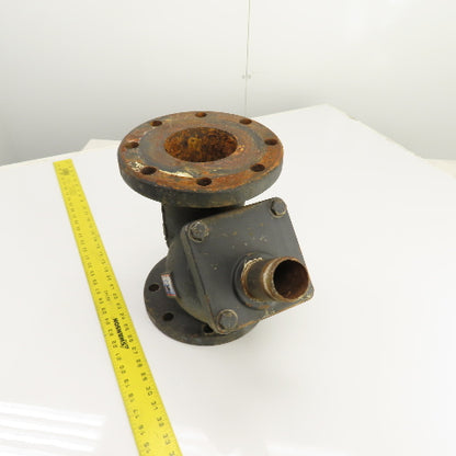 Mueller Steam Model 758 4" x 4" x 1-1/2" NPT Cast Iron Wye Y Strainer