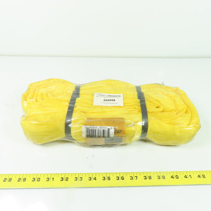 Zips ZEN908 Heavy Duty Endless Loop Round Sling Kit 8' Yellow 8400LBS