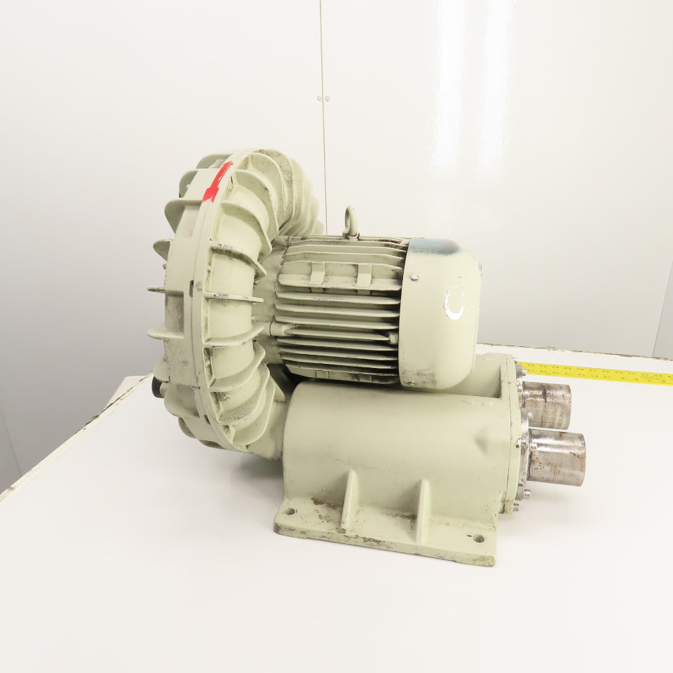 Elektror SD7/NA 4.70kW Single Stage Side Channel Blower 277/480V 3PH Tested