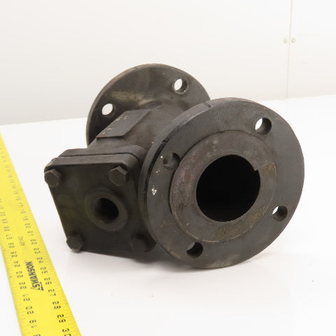 3" x 3" x 1-1/4" NPT Cast Iron Wye Y Strainer Mueller Steam Style